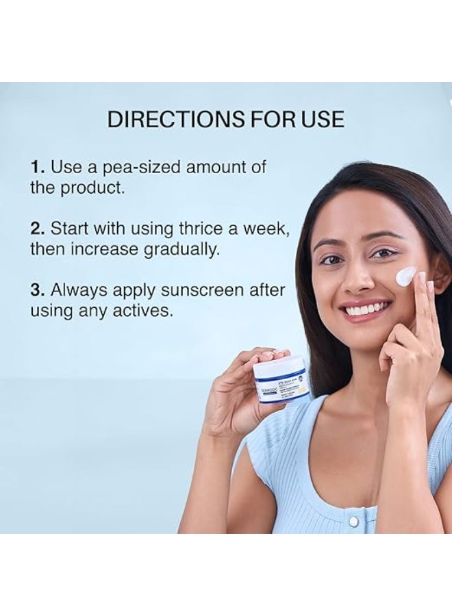 DERMDOC 2% Kojic Acid Glow Fusion Formula Night Cream with Niacinamide & Alpha Arbutin for Skin Brightening (50 gm) | Face Cream I Night Cream I Kojic Acid Brightening Cream I Glowing Skin - Image 4